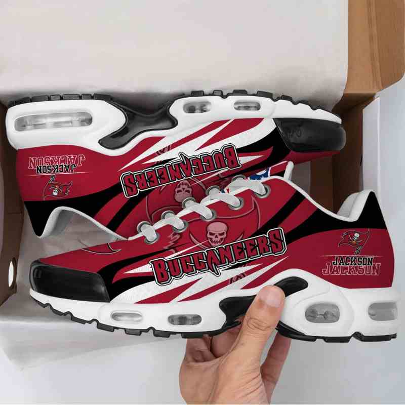 Tampa Bay Buccaneers Youth Sneakers - Side View