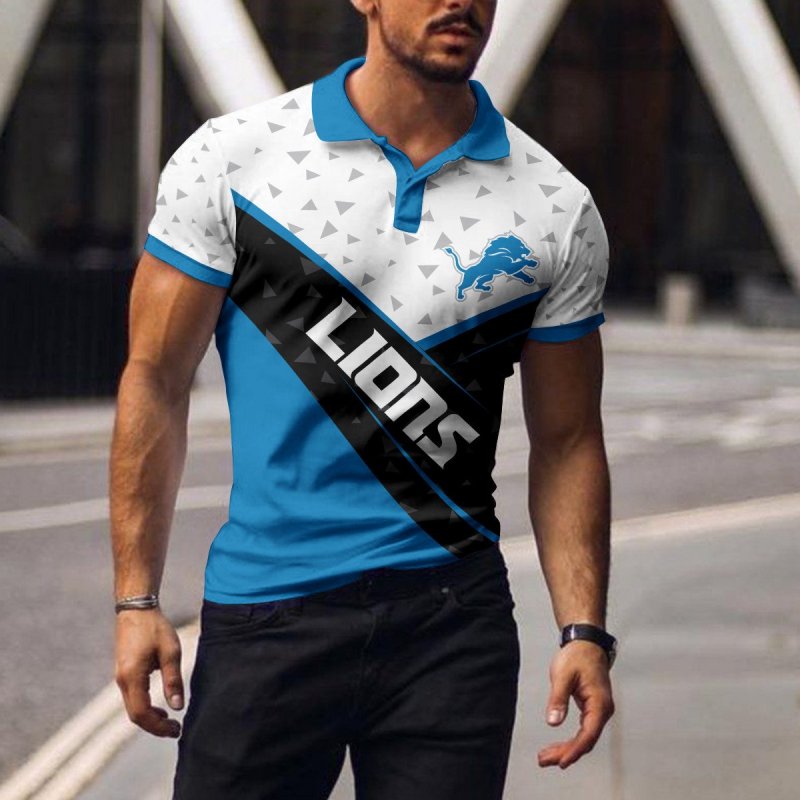Detroit Lions Polo T-shirt