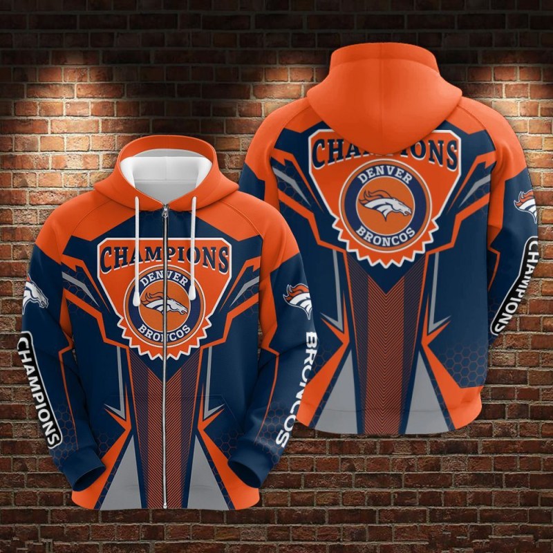 Denver Broncos Hoodie Jogger Set