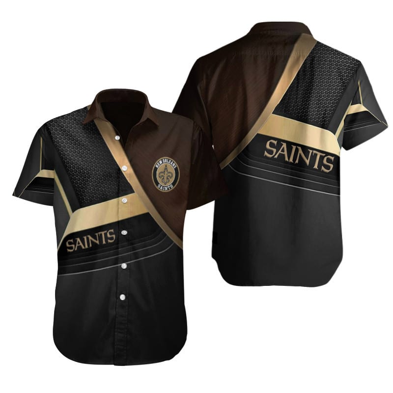 Sizing Chart for New Orleans Saints Button Shirt
