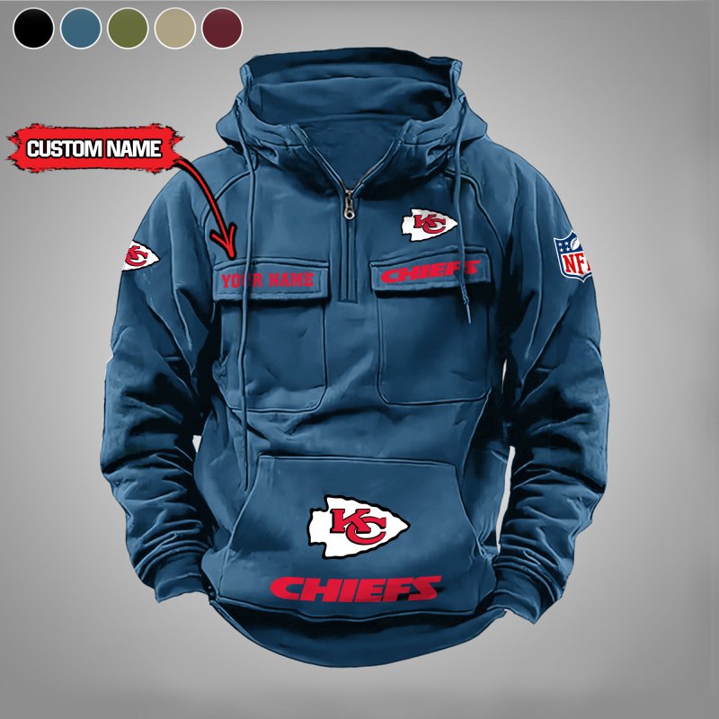 Kansas City Chiefs Hoodie Blue