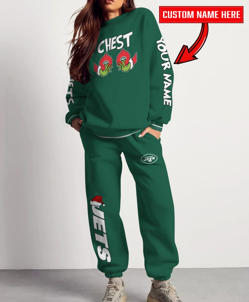 New York Jets Sweatshirt and Sweatpants Christmas Collection