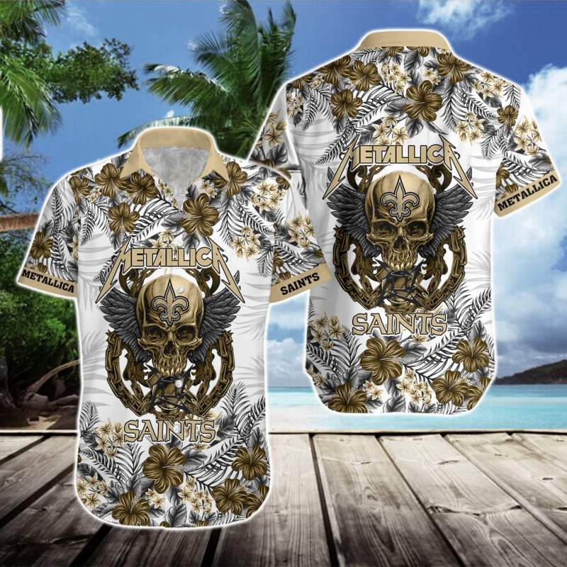 New Orleans Saints Hawaii Shirt & Shorts - Alternate View