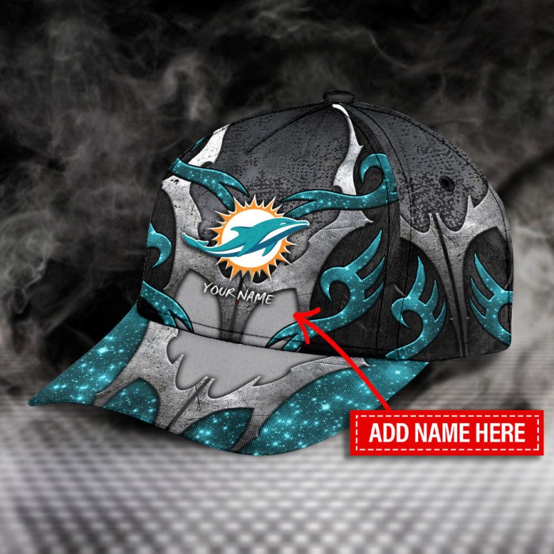 Miami Dolphins Personalized Classic Cap