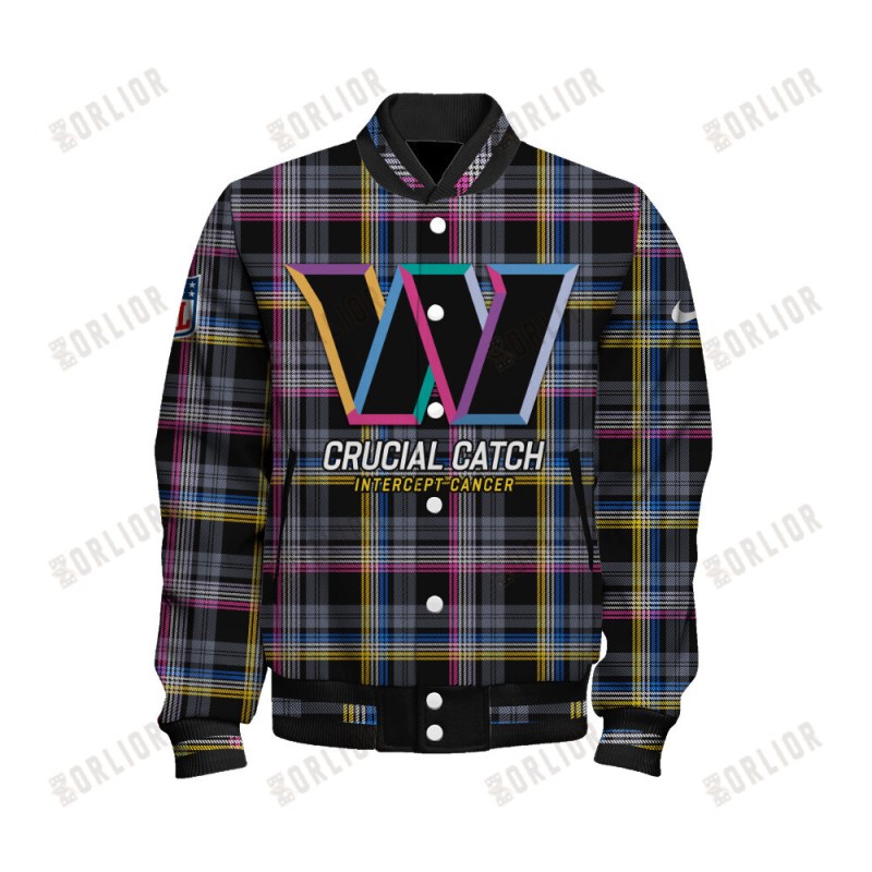 Washington Commanders Varsity Jacket - Back View
