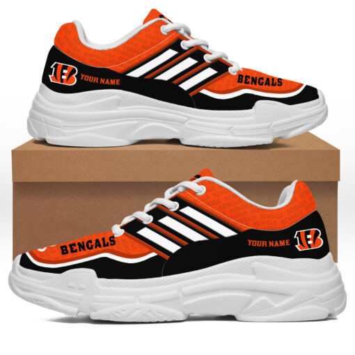 Cincinnati Bengals Personalized Chunky Sneakers