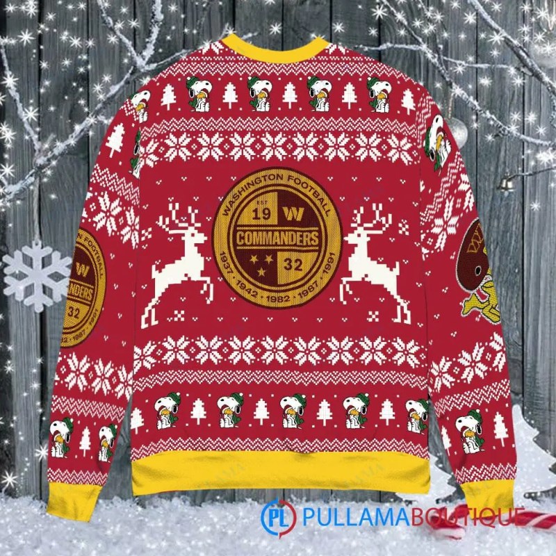 Washington Commanders Ugly Christmas Sweater