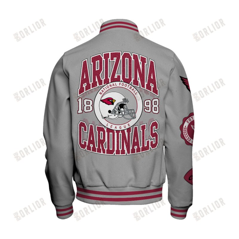 Arizona Cardinals Varsity Jacket Details