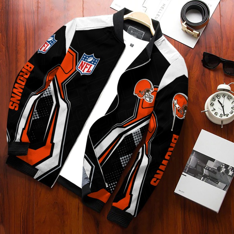 Cleveland Browns Bomber Jacket Image 2