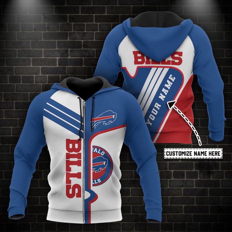Buffalo Bills Personalized Hoodie BB49 Design