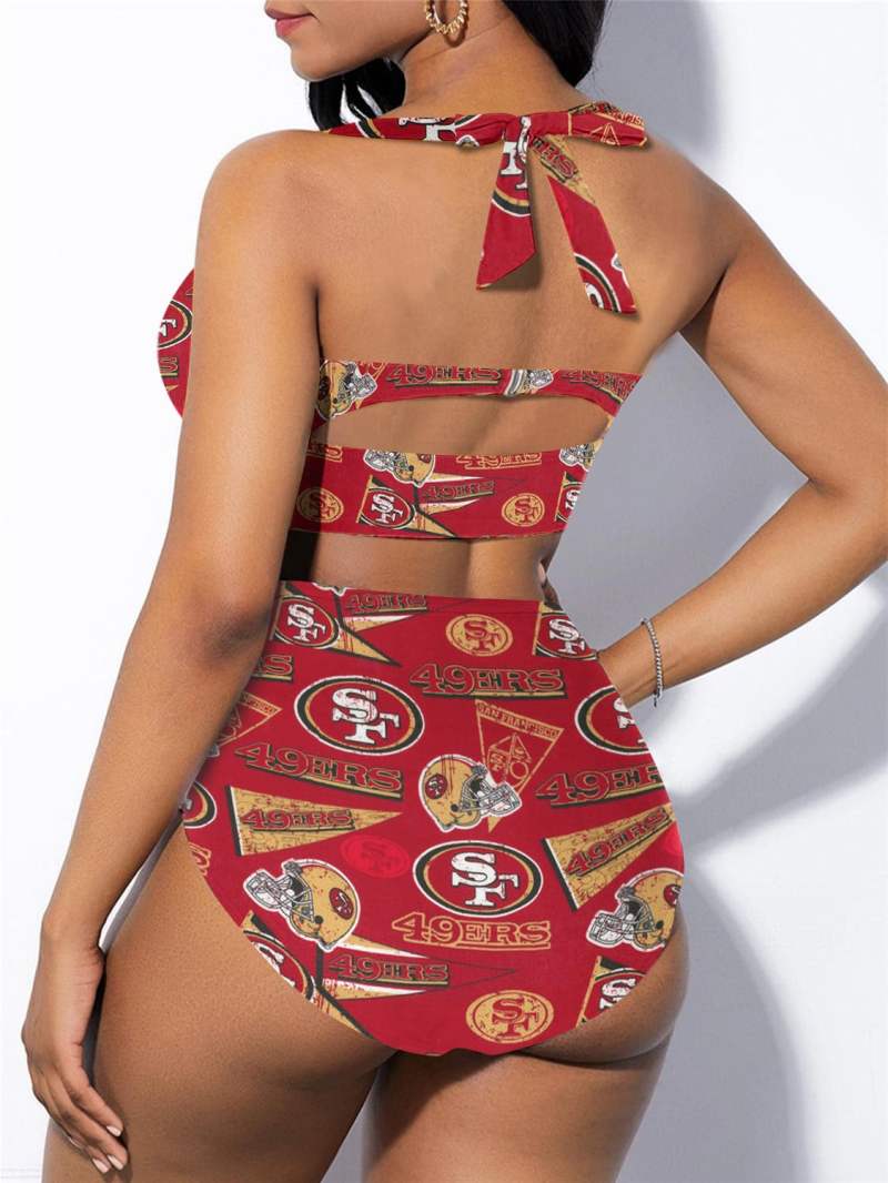 San Francisco 49ers Sexy Print Bikini Swimsuit