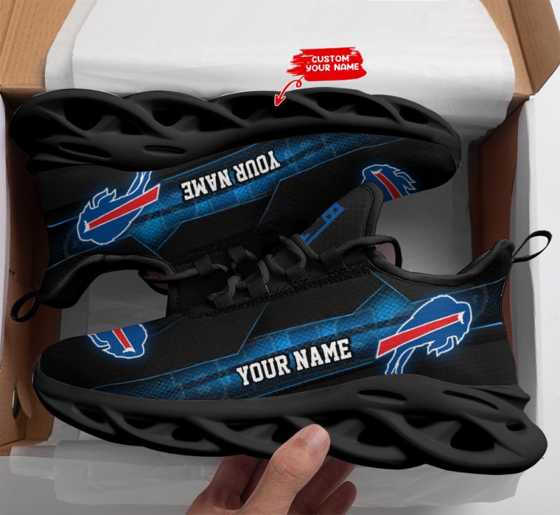 Buffalo Bills Personalized Yezy Running Sneakers Detail
