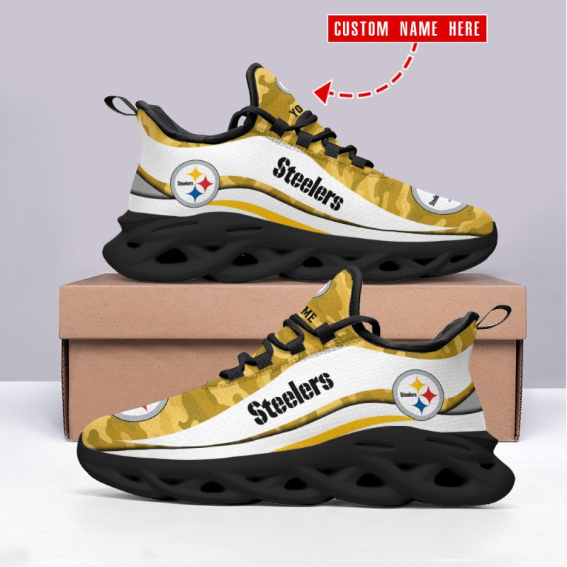 Pittsburgh Steelers Personalized Yezy Running Sneakers