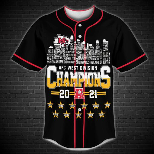 Kansas City Chiefs Baseball Jersey