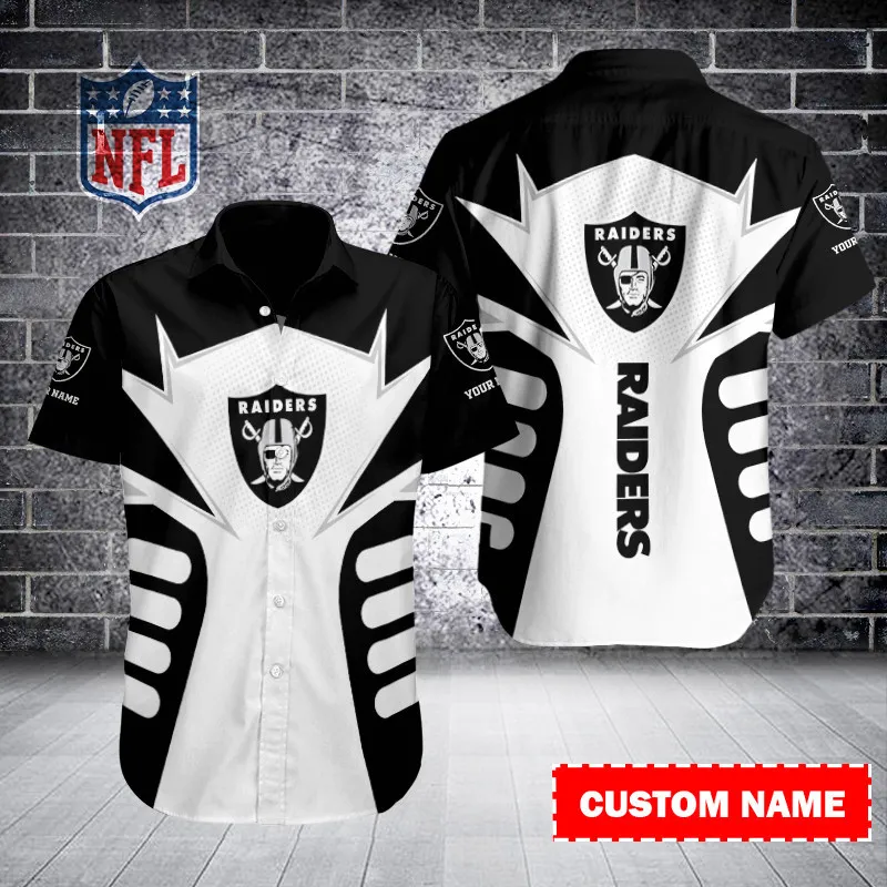 Sizing Chart for Las Vegas Raiders Personalized Button Shirt