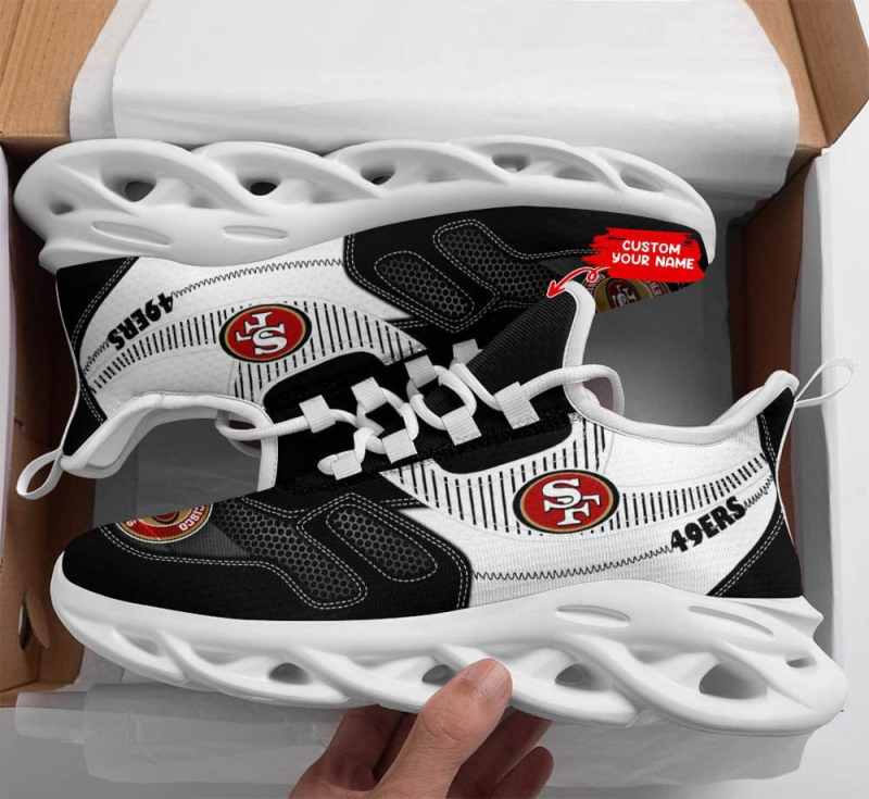 San Francisco 49ers Personalized Yezy Running Sneakers