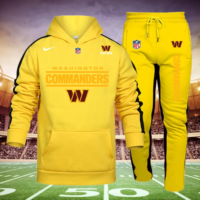 Washington Commanders Personalized Hoodie and Sweatpants Set