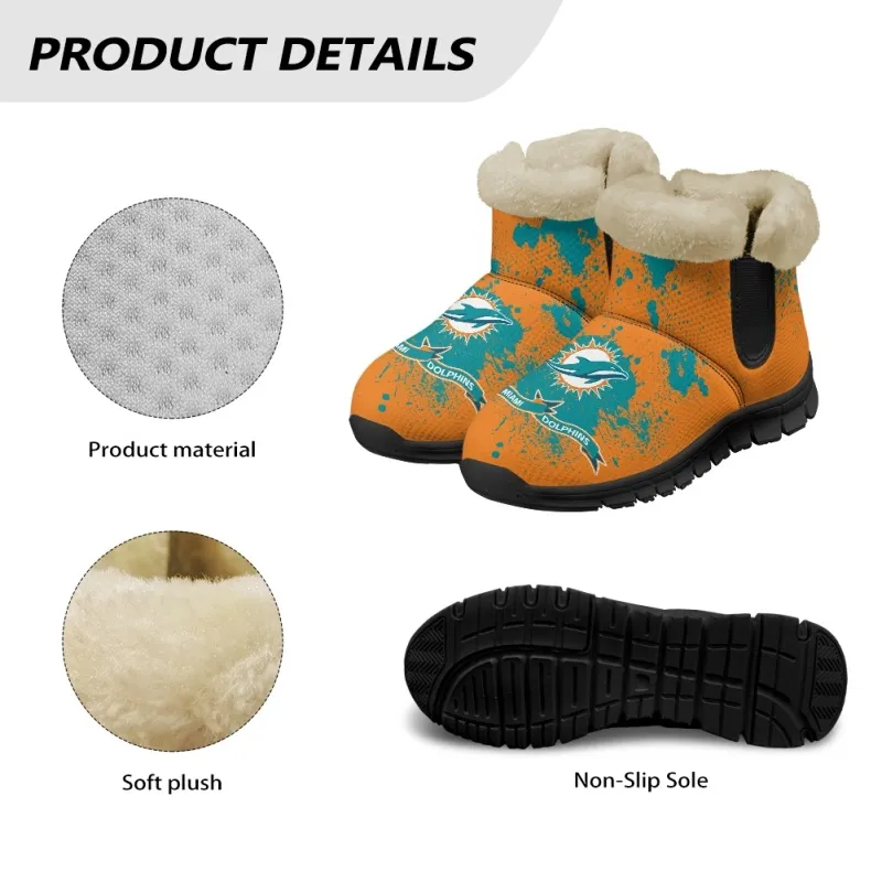 Miami Dolphins Snow Boots Image 6