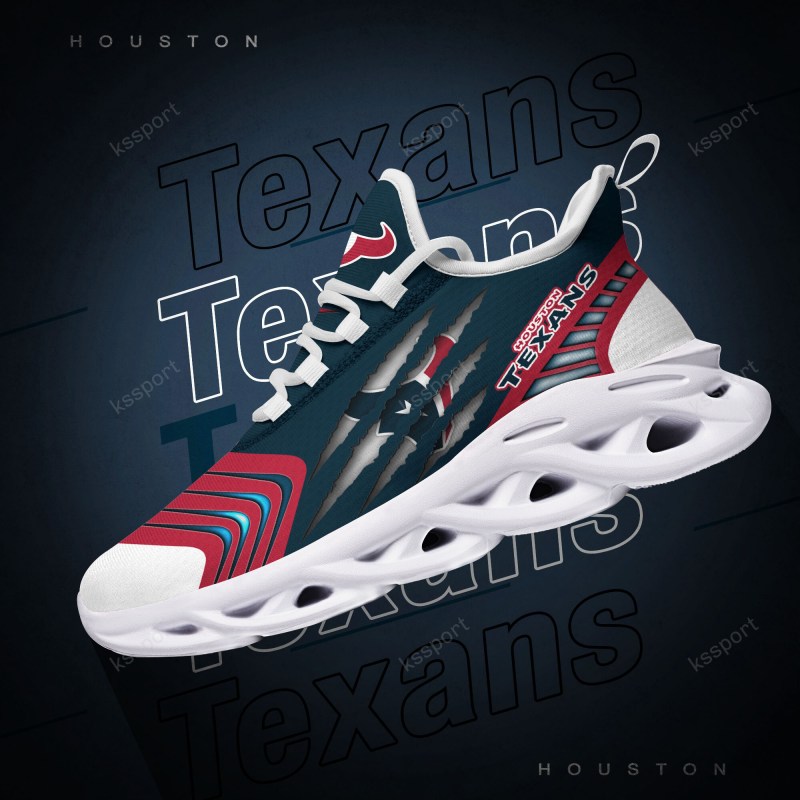 Houston Texans Yezy Running Sneakers Top View