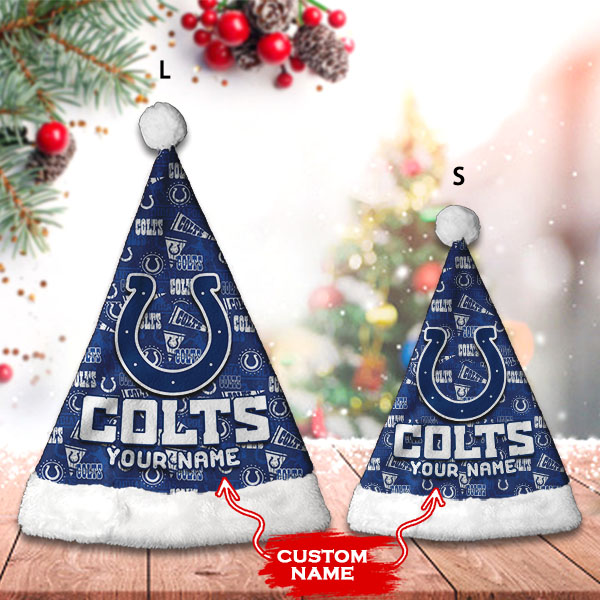 Personalized Colts Santa Hat