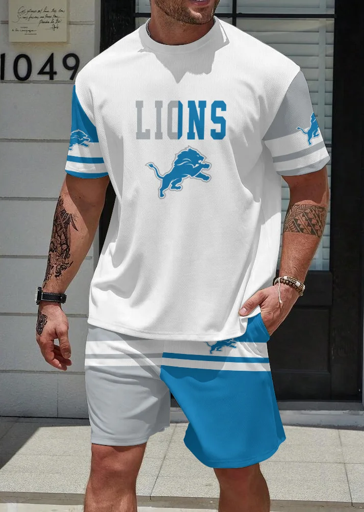 Detroit Lions T-shirt and Shorts