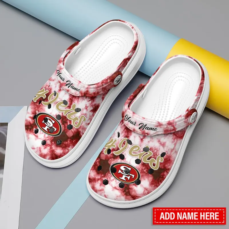 San Francisco 49ers Personalized Limited Clog