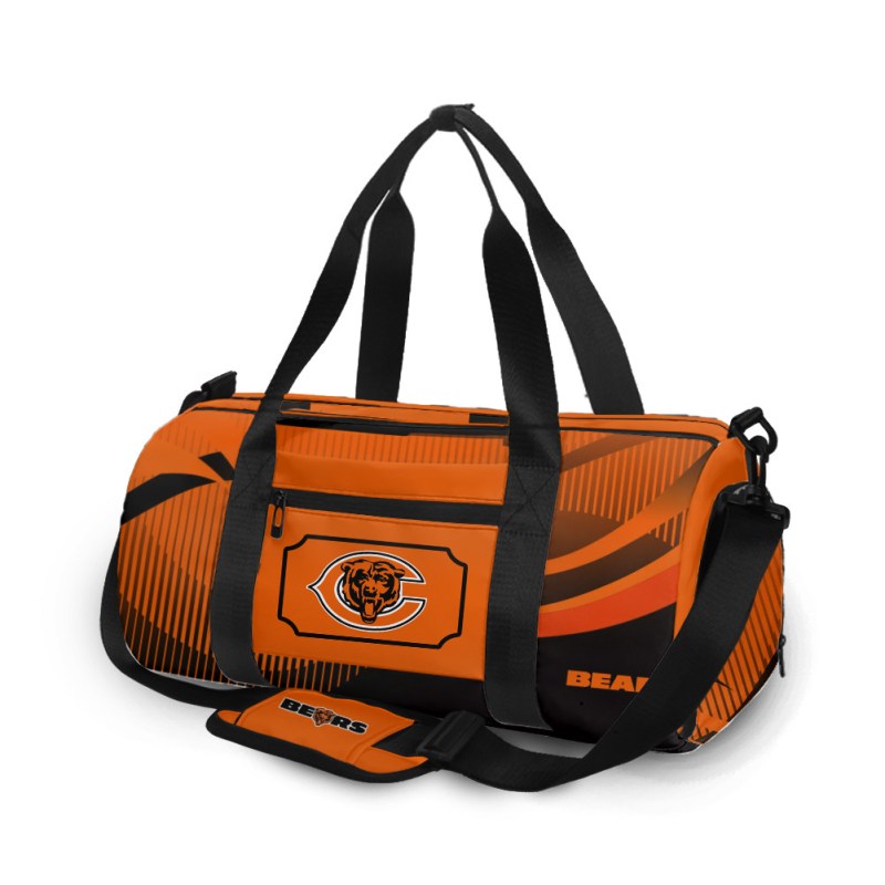 Chicago Bears Gym Club Bag Side View
