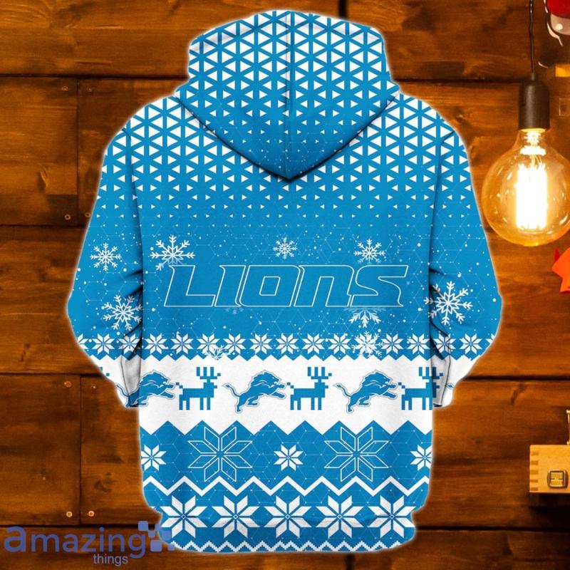 Detroit Lions Ugly Christmas Hoodie