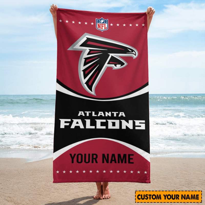 Atlanta Falcons Personalized Limited Edition Beach Towel