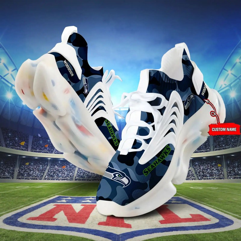 Seattle Seahawks F68 Sport Camo Shoes