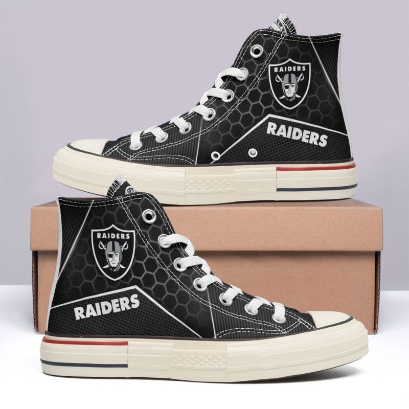 Las Vegas Raiders Canvas Shoes