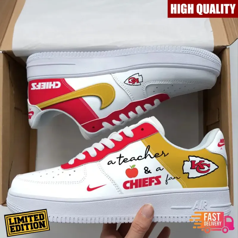 Kansas City Chiefs New Personalized AF1-1 Sneakers