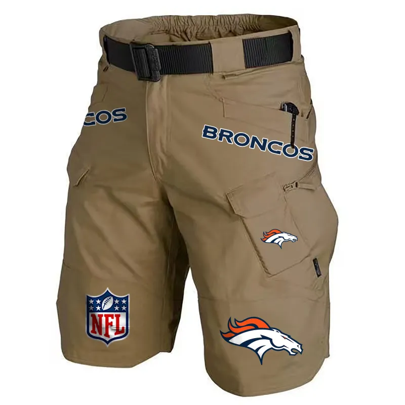 Dark Khaki Denver Broncos Shorts