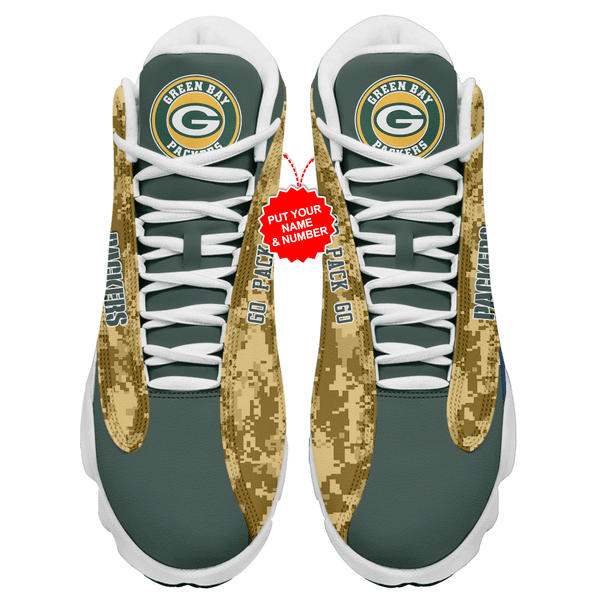 Green Bay Packers Sneaker Close Up
