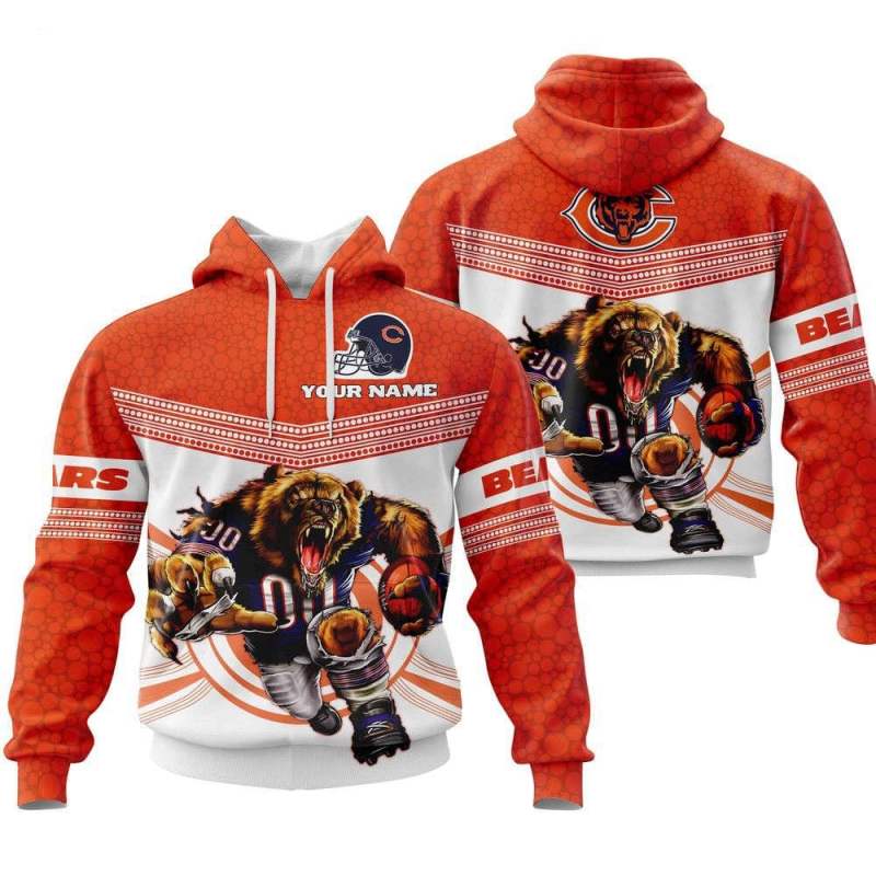 Chicago Bears Personalized Hoodie