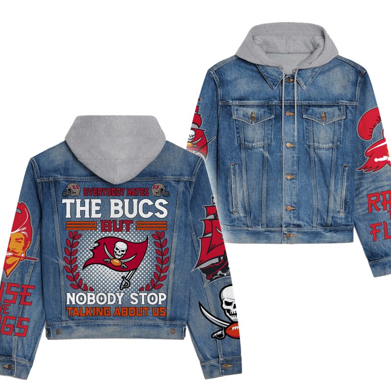Tampa Bay Buccaneers Hooded Denim Jacket