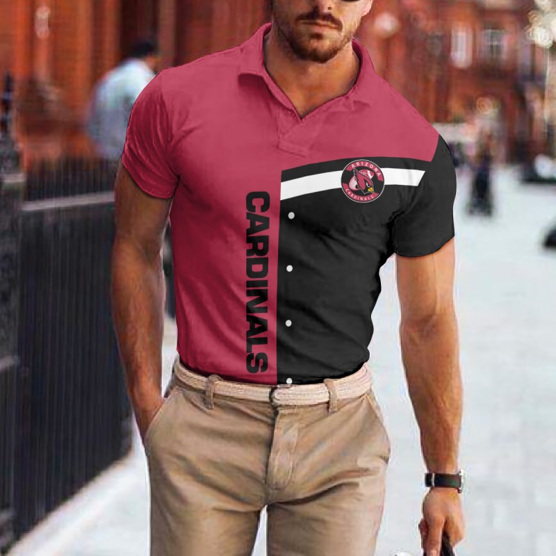 Arizona Cardinals Polo T-shirt Image 1