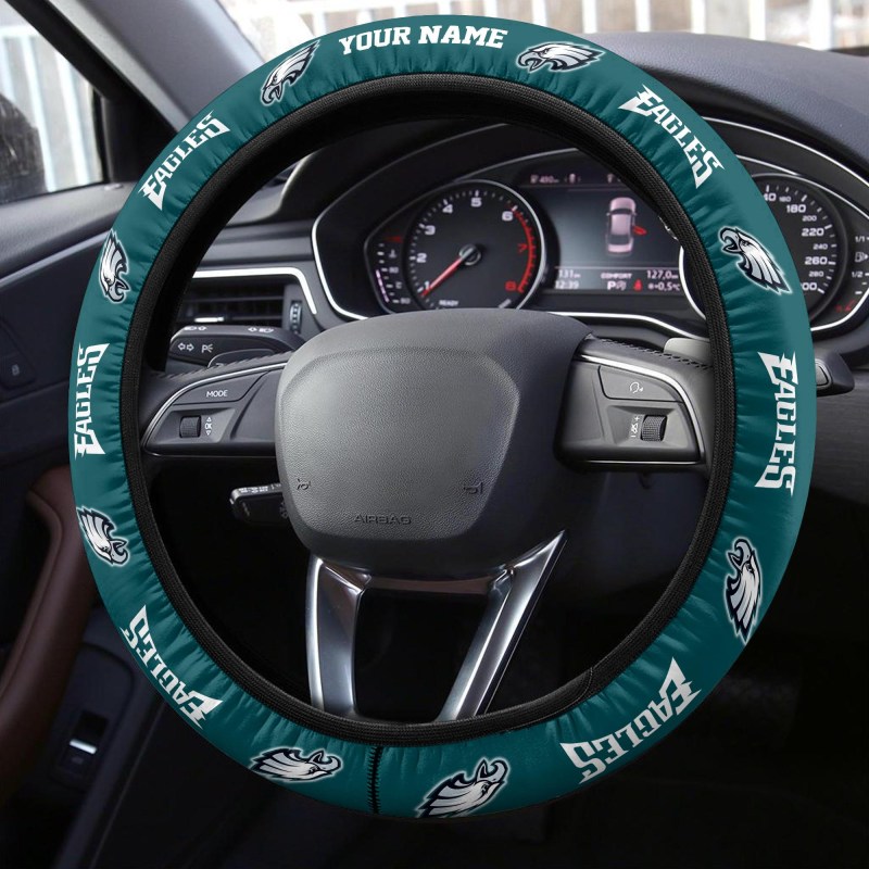 Philadelphia Eagles 3D Steering Wheel Cover - View 2