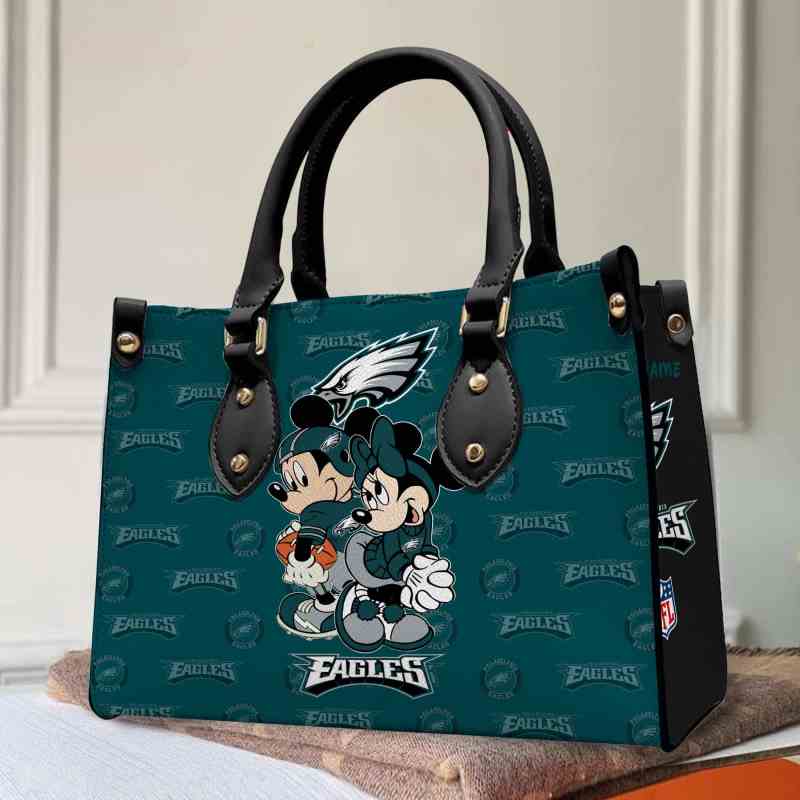 Philadelphia Eagles Hand Bag Side View