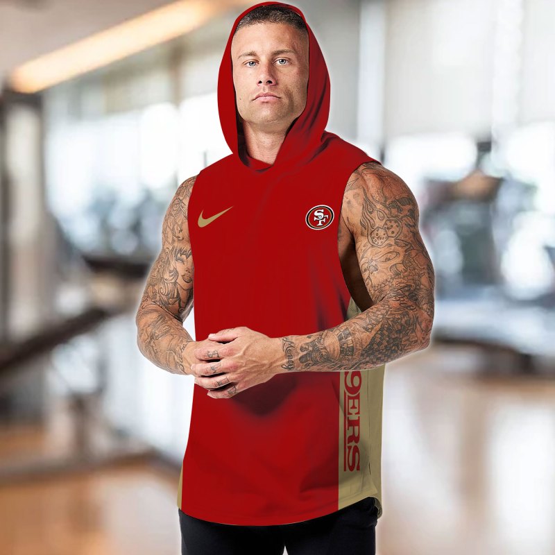San Francisco 49ers Tank Top - White Front