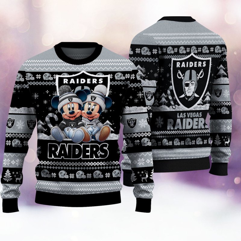 Las Vegas Raiders Ugly Christmas Sweater