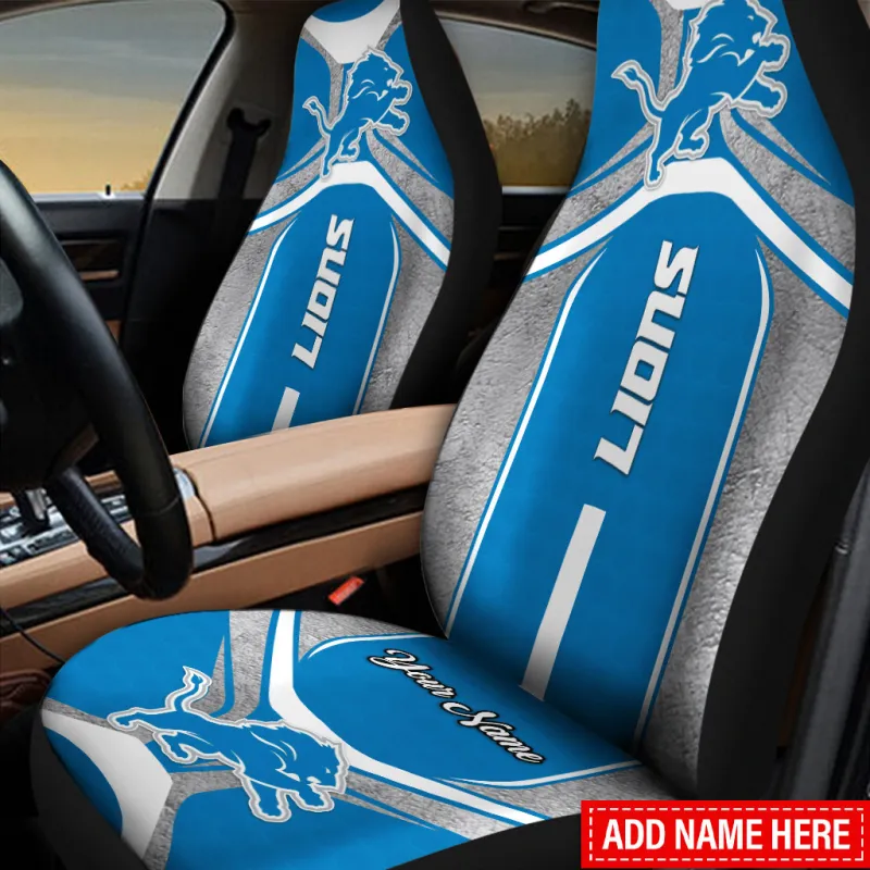 Detroit Lions Personalized Car Seat Covers