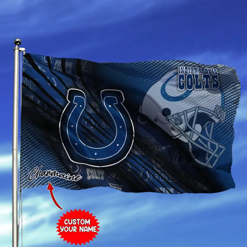 Indianapolis Colts Personalized Flag