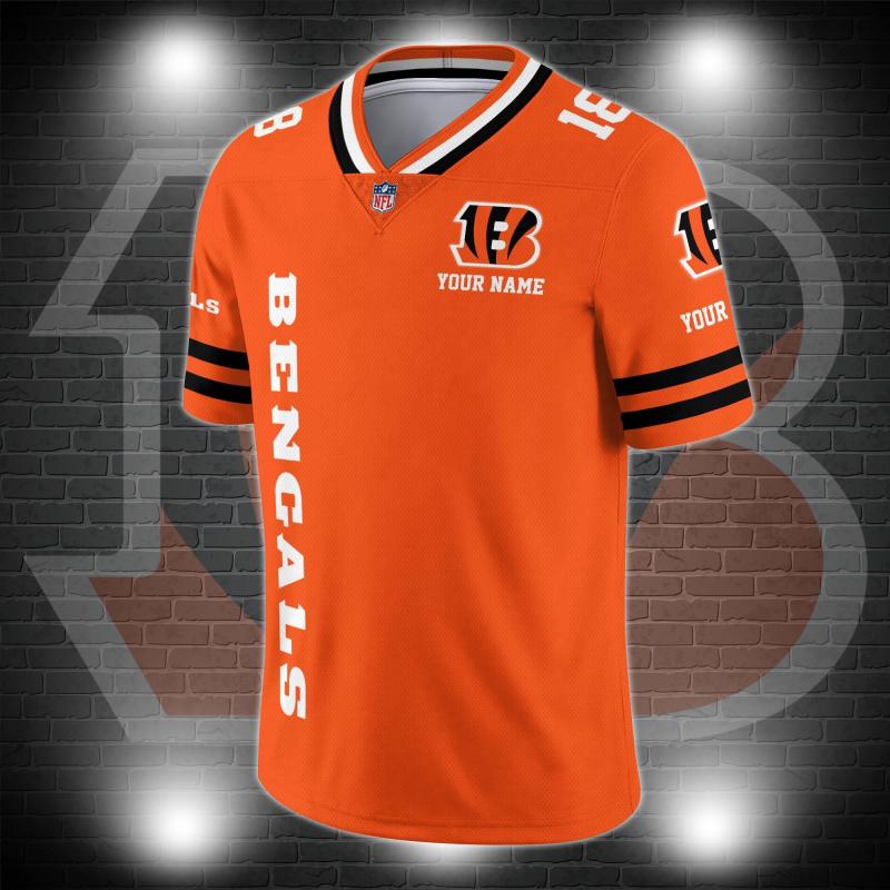 Cincinnati Bengals Jersey Side View