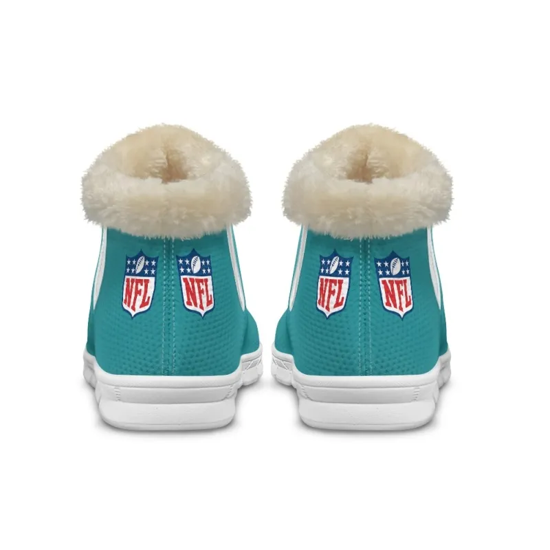 Miami Dolphins Comfy Winter Snow Boots 16