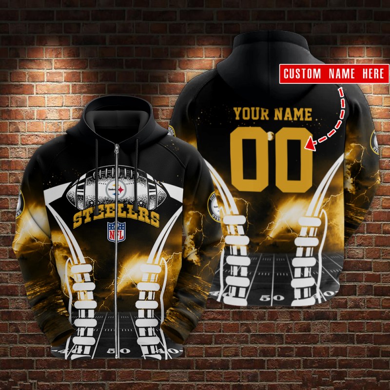 Pittsburgh Steelers Personalized Hoodie Image 1
