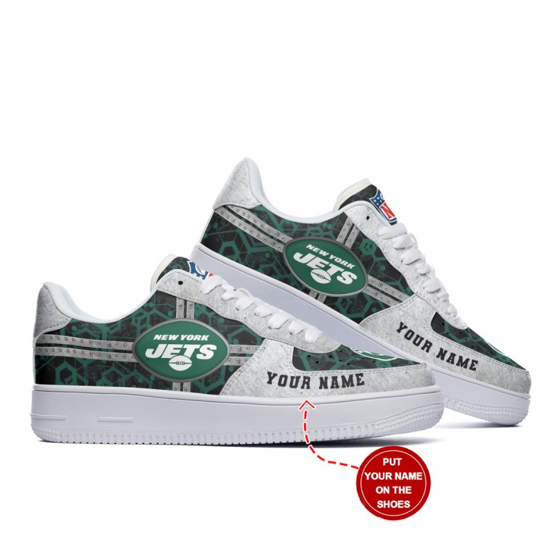 New York Jets Personalized AF1 Shoes