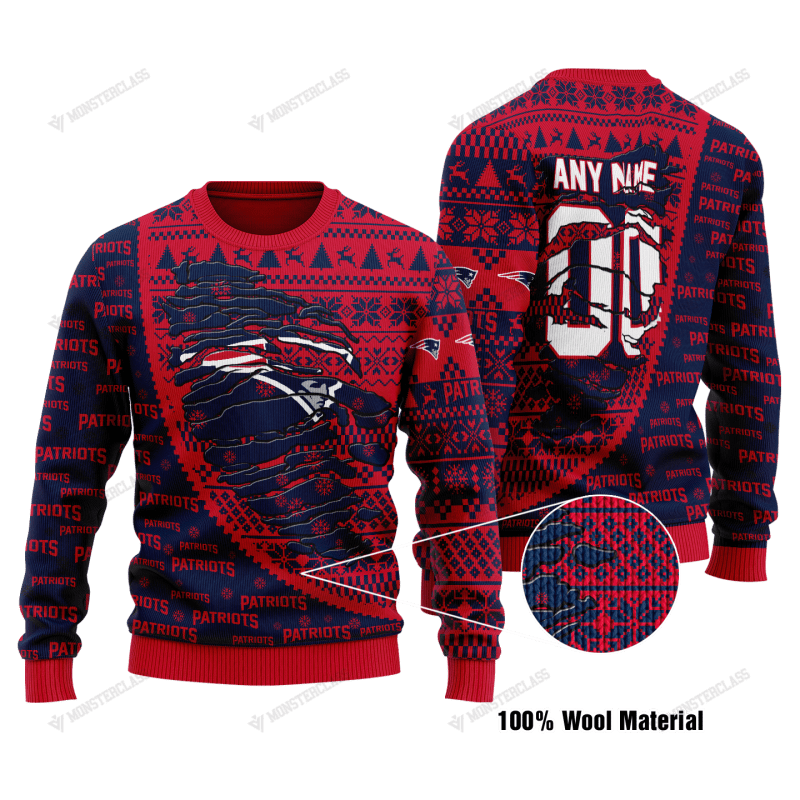 New England Patriots Woolen Sweater