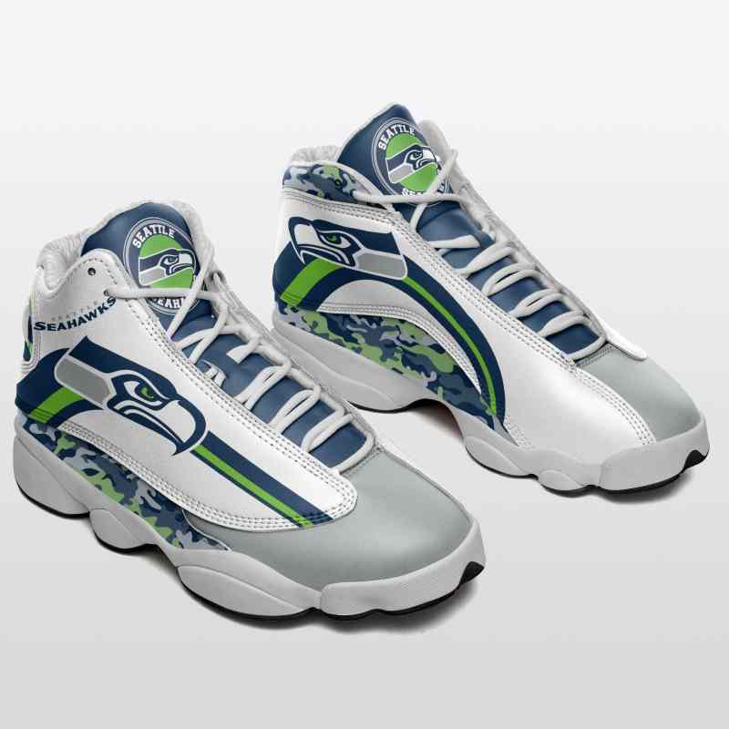 Seattle Seahawks Air JD13 Sneakers Image 2