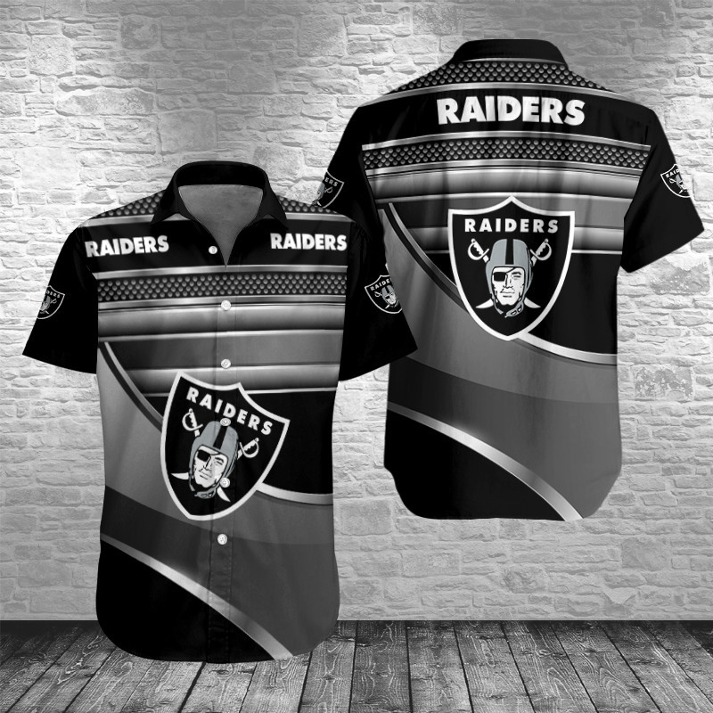 Sizing Chart for Las Vegas Raiders Button Shirt
